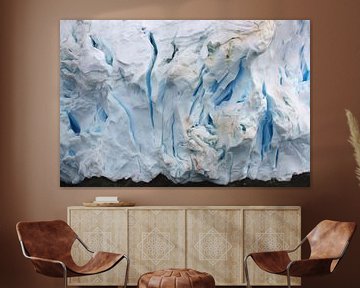 Rissiges Eisfeld Antarktis von Maurice Dawson