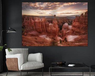 Le marteau de Thor dans le lever du soleil à Bryce Canyon / USA. sur Voss Fine Art Fotografie