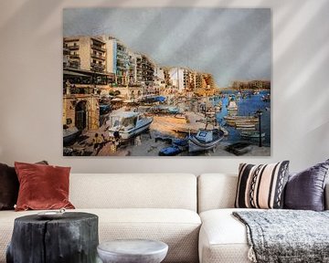 Malta city landscape #Malta by JBJart Justyna Jaszke