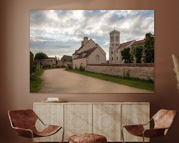 Abdij kerk van St Magdalene in Vézelay, Frankrijk van Joost Adriaanse