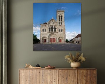 Basiliek van St Magdalene in Vézelay, Frankrijk van Joost Adriaanse