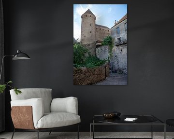 Torens  Semur-en-Auxois, Frankrijk