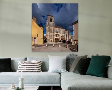 Church (Collégiale) Saint-Lazare in Avallon, France by Joost Adriaanse