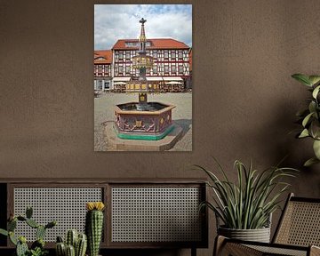 Marktplein Wernigerode - weldoenersfontein van t.ART