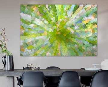 Abstract in green