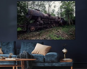 An old rusty train by Steven Dijkshoorn