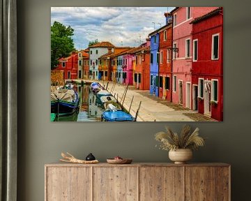 Farbenfrohes Burano - Venetien von Peter Bergmann