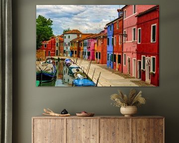 Kleurrijk Burano - Veneto van Peter Bergmann