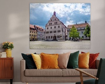 Rathaus von Dippoldiswalde Osterzgebirge Sachsen von Animaflora PicsStock