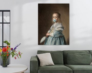 Portret van een Meisje by Marja van den Hurk