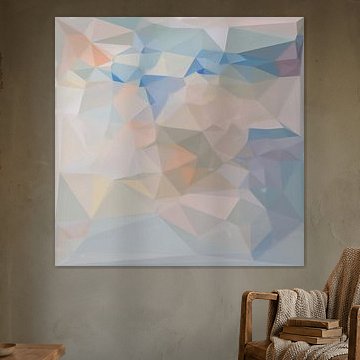 Abstract geometric triangles