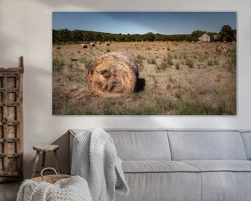 Strobalen in Frankrijk van Jan van der Knaap