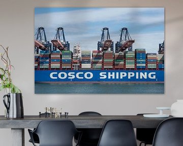 COSCO SHIPPING SCORPIOOne Minato kobe container schip in de  haven van Rotterdam van Elles Rijsdijk