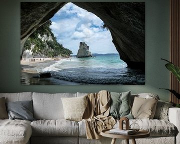 Cathedral Cove, Nieuw Zeeland van Erich Fend