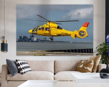 Airbus Helicopters - AS365N3 Dauphin 2, un hélicoptère SAR (Search and Rescue) de Noordzee Helikopte sur Jaap van den Berg