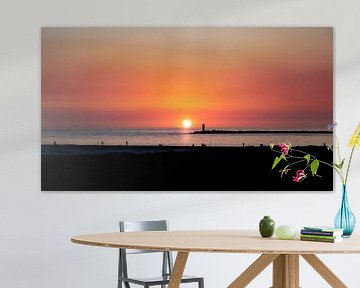 Coucher de soleil à IJmuiden