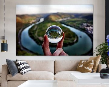 Mosel Loop Bremm Upside Down by Johannes Grandmontagne