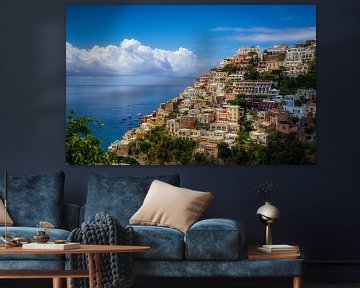 Positano / Amalfikust Italie van Mario Calma