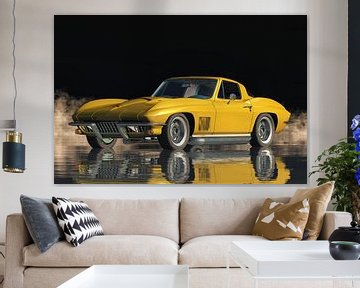 Chevrolet Corvette Stingray 427 A Classic Car van Jan Keteleer