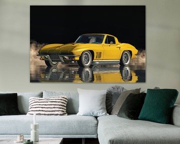 Chevrolet Corvette Stingray 427 A Classic Car by Jan Keteleer