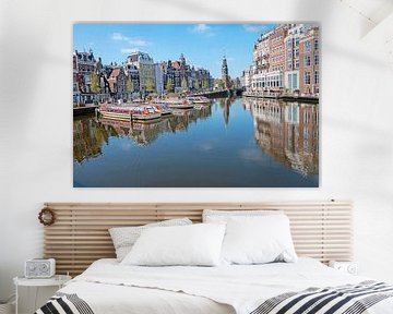 Cityscape of Amsterdam with the Munttoren in the Netherlands by Eye on You