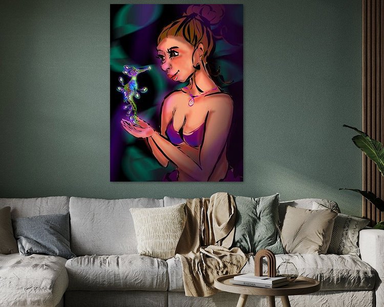 Example of the artwork in a room