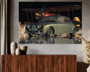 Jaguar MK2 - De Britse gezinsauto in de jaren zestig van Jan Keteleer (JanKé): Een reis voorbij het canvas