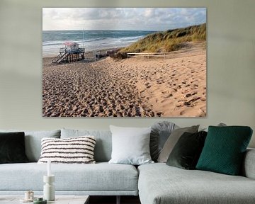 Blick in Richtung Strand auf Sylt von Martin Flechsig