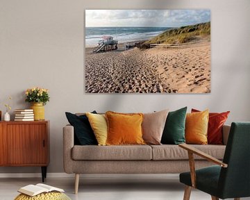 Blick in Richtung Strand auf Sylt von Martin Flechsig