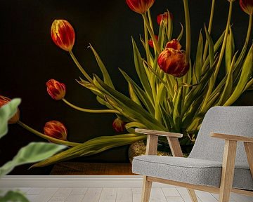Still life with tulips Classic by Alie Ekkelenkamp