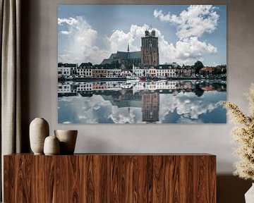grote kerk  Dordrecht Skyline van vincent van der vegt