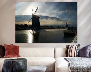 De windmolen in Alkmaar