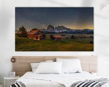 Alpe di Siusi - The Seiser Alm at night