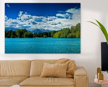 Le lac Ruataniwha en Nouvelle-Zélande