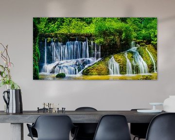 Geratser Waterfall, near Rettenberg, Allgäu, Bavaria, Germany, Europe by Walter G. Allgöwer