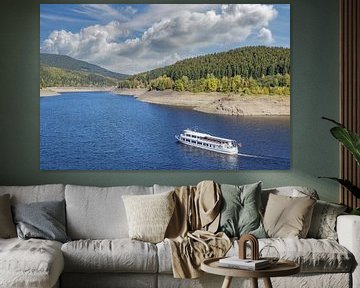 de Okertalsperre in het Harz gebergte van Peter Eckert