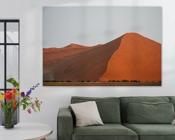 Sossusvlei bij zonsondergang, Namibië van Suzanne Spijkers