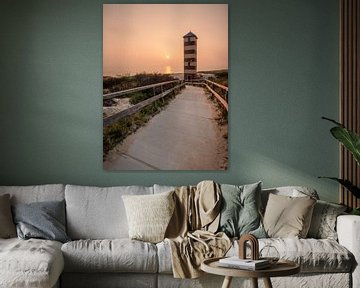 Vuurtoren van Dishoek van Jolanda de Leeuw