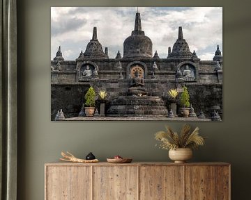 Boeddhistische tempel in Bali, Indonesië van Peter Schickert