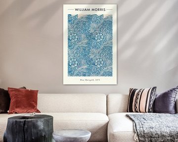 William Morris - Blue Marigold by Walljar