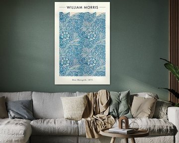 William Morris - Blue Marigold van Walljar