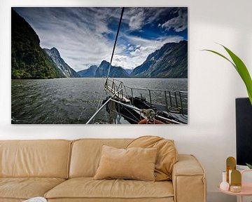 Sailing in Milford Sound - New Zealand by Ricardo Bouman Photography