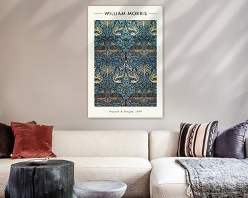 William Morris - Paon et Dragon sur Walljar
