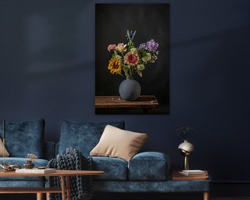Bouquet in malerischem Licht... von Peter Abbes