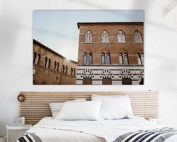 Siena, Toscane Italie - bâtiment sur Anne Verhees