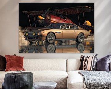 Aston Martin V8 Vantage een sportwagen uit de jaren zeventig van Jan Keteleer