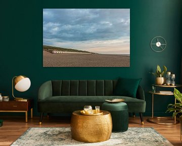 Chalets de plage à Texel sur MdeJong Fotografie