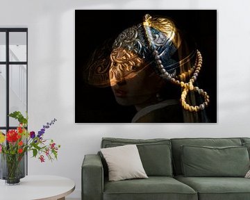 Girl with a Pearl Earring "Mata Hari Edition" by Truckpowerr