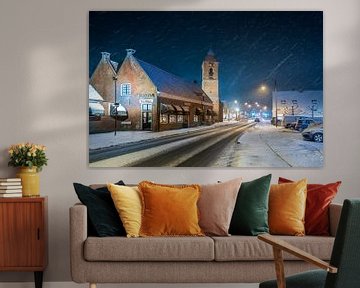 Leersum in de sneeuw, De Michaëlkerk van Marco Hoogma