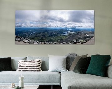 Panoramic view from Gaustatoppen in Norway by Matthias Korn